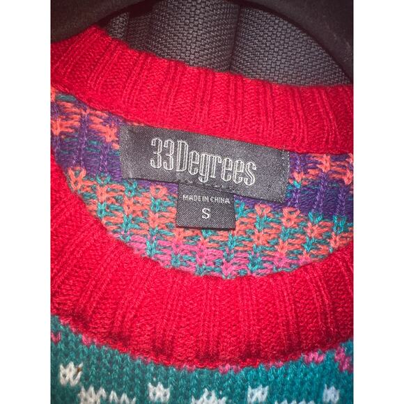 Ugly Christmas Sweater Xmas Size Small Flamingo - Picture 2 of 3